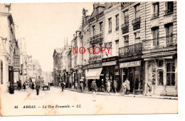 Delcampe - 62 - ARRAS - La Rue Ernestale Aves Ses Commerces ,tabac . Carte Vierge. - Arras