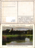 Delcampe - 597072,Künstler Ak Prof. P. W. Keller Reutlingen Abendstimmung - Sonstige & Ohne Zuordnung