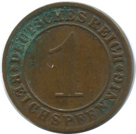Delcampe - 1 REICHSPFENNIG 1930 A GERMANY Coin #AD441 - 1 Rentenpfennig & 1 Reichspfennig