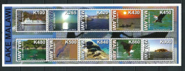 Delcampe - Malawi 2014 Lake Malawi Visarend Boot Zonsopgang Vel Postfris - Malawi (1964-...)