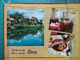 Delcampe - KOV 48-2 - NOVO MESTO, SLOVENIA, RESTAVRACIJA BREG, RESTAURANT - Slowenien