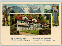 Delcampe - 3860 Meiringen Künstlerkarte Bezirksspital Oberhasli Tracht Sign. Hans W... - 13960585 - Meiringen