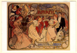 Delcampe - - M56691CPM - ILLUSTRATEURS - MUCHA - Reproduction - Amants - Lovers - Très Bon état - THEMES - Mucha, Alphonse