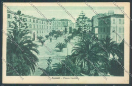 Delcampe - Sassari Città Piazza Castello Cartolina ZG0236 - Sassari