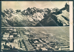 Delcampe - Massa Marina Di Massa Alpi Apuane PIEGA Foto FG Cartolina JK5499 - Massa