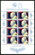 Delcampe - LIECHTENSTEIN BLOCK KLEINBOGEN Nr 830 Postfrisch KLEINB S4FF78A - Blocs & Feuillets
