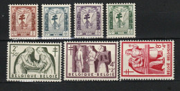 Delcampe - BELGIQUE 1956 / COB 998 A 1004 ANTITUBERCULEUX-SERIE INFIRMIERES NEUF** - Nuovi