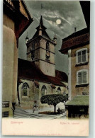 Delcampe - 1470 Estavayer-le-Lac Mondschein Kirche St Laurent - 10610058 - Estavayer