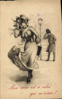 Delcampe - CPA Fantaisie Illustrateur Femme Braur - Redon