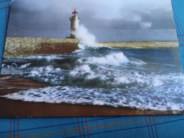 Delcampe - 17  - CPM - ILE D'OLERON - Tempête  Sur Le Phare De La Cotinière - Ile D'Oléron