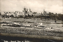 Delcampe - Az963 Cartolina Malta General View Of Mdina - Autres & Non Classés