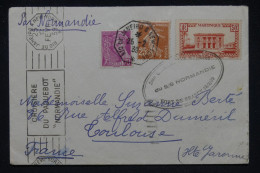 Delcampe - MARTINIQUE - Cachet De Fort De France De La 2éme Croisière Du Normandie Sur Env. De Rio Pour Toulouse En 1939 - S 1013 - Covers & Documents