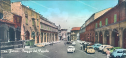 Delcampe - U138 Mini Cartolina Fermo Piazza Del Popolo Provincia Di Ascoli Piceno - Ascoli Piceno