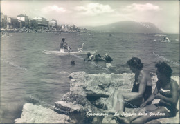 Delcampe - U167 Cartolina Porto Recanati La Spiaggia Della Scogliera Provincia Di Macerata - Macerata
