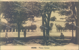 Delcampe - U133 Cartolina Ancona Citta' Piazza Cavour - Ancona
