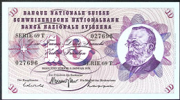 Delcampe - SUISSE/SWITZERLAND* 10 CHF * G. KELLER * Date 05/01/1970 * Etat/Grade NEUF/UNC * - Suisse