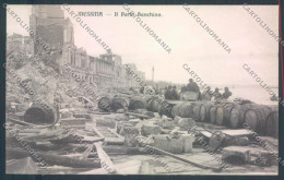 Delcampe - Messina Terremoto Città Porto Cartolina ZB9713 - Messina
