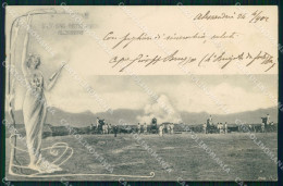 Delcampe - Militari 4° 5° Reggimento Artiglieria Da Fortezza Alessandria Cartolina XB6459 - Regimente