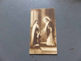 Delcampe - I-7174 , IMAGE PIEUSE, Souvenir De 1ere Communion, Paule & Charles REY, Ecole St François Régis, Montpellier, 1931 - Santini