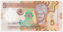 Delcampe - TURKMENISTAN 5 MANAT POLYMER ZZ - REPLACEMENT 2025 UNC - Turkménistan