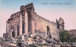 Delcampe - Liban - BALBECK - BAALBEK - Temple De Bacchus - Liban