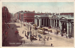 Delcampe - DUBLIN - College Green And Bank Of Ireland - 1948 - Dublin