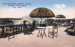 Delcampe - Canada - Niagara Falls - The General Brock Hotel " Sun Deck " - Non Classés