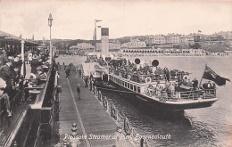 Delcampe - Dorset - BOURNEMOUTH - Pleasure Steamer At Pier - Bournemouth (from 1972)