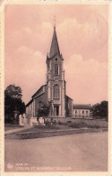 Delcampe - Liege - HAMOIR -  L'église Et Monument Delcour - Hamoir