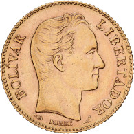 Delcampe - Venezuela, Gr 6.4516, 20 Bolivares, Simon Bolivar, 1905, Or, TTB+, KM:32 - Venezuela