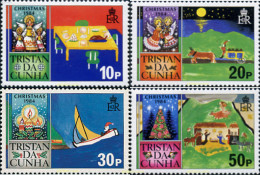 Delcampe - 42759 MNH TRISTAN DA CUNHA 1984 NAVIDAD - Noël