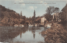 Delcampe - 85 MAREUIL SUR LAY LES RUINES DE PICQUET - Mareuil Sur Lay Dissais