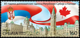 Delcampe - Serbia 2026. 85 Years Of Diplomatic Relations Between The Republic Of Serbia And Canada, MNH - Timbres