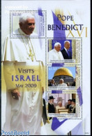Delcampe - Grenada Grenadines 2009 Carriacou, Pope Benedict XVI 4v M/s, Mint NH, Religion - Pope - Religion - Papes
