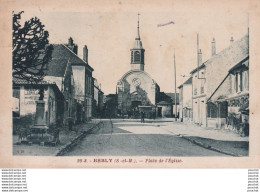 Delcampe - R20-77) ESBLY - PLACE  DE  L ' EGLISE  - EN  1933  - ( 2 SCANS ) - Esbly