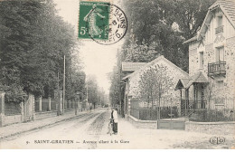 Delcampe - 95 SAINT GRATIEN #23303 AVENUE ALLANT A LA GARE - Saint Gratien