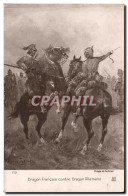 Delcampe - CPA Militaria Dragon Francais Contre Dragon Allemand - Heimat