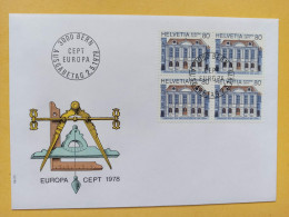 Delcampe - ENVELOPPE FDC 56 - HELVETIA, SWITZERLAND, SUISSE 1978, CEPT - FDC