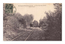Delcampe - Saint-Jean-le-Thomas (Manche), Le Petit Train Dans Les Bois, France - Avranches