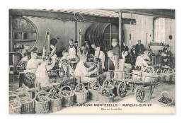 Delcampe - Champagne Montebello – Mareuil-sur-Ay, Mise En Bouteilles – CPA – France - Mareuil-sur-Ay