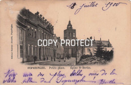Delcampe - Poperinge - Petite Place Eglise St Bertin - Poperinge
