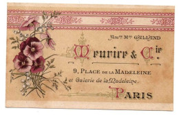 Delcampe - CARTE PBLICITAIRE MAISON FURFIR MATERIEL DE CIMETIERE ET OBJETS RELIGIEUX TRES BELLES PHOTOS - Visitenkarten
