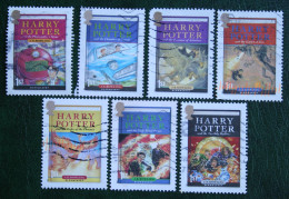 Delcampe - Book Harry Potter (Mi 2535-2541) 2007 Used Gebruikt Oblitere ENGLAND GRANDE-BRETAGNE GB GREAT BRITAIN - Gebraucht