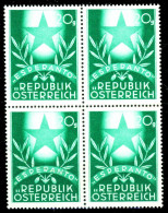 Delcampe - ÖSTERREICH 1949 Nr 935 Postfrisch VIERERBLOCK X32F88A - Ungebraucht