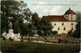 Delcampe - Zittau - König Albert Denkmal - Zittau