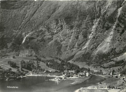 Delcampe - Carte Postale - Norvège - Flamsdalen - Telemark Flyselskap - Vue Aérienne - CPSM Grand Format - Norge - Norway - CPM - V - Norwegen