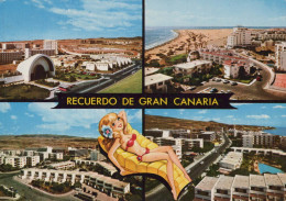 Delcampe - ESPAÑA Gran Canaria Playas Arquitectura Figura Pin Up #PBD048 - Gran Canaria