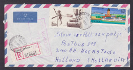 Delcampe - POLAND 1982, Registered Air Mail Cover From Szczecin, Censored - Avions