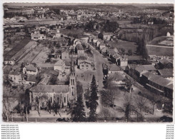 Delcampe - A25-47) LIBOS - LOT ET  GARONNE - EN AVION AU - DESSUS  DE... L ' EGLISE ET LA PLACE - ( 2 SCANS ) - Libos