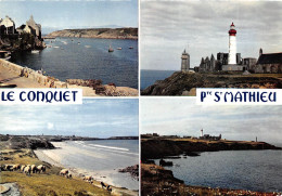 Delcampe - POINTE SAINT MATHIEU LE CONQUET Le Phare De La Pointe Vu De La Route En Corniche 5(scan Recto-verso) MA579 - Le Conquet